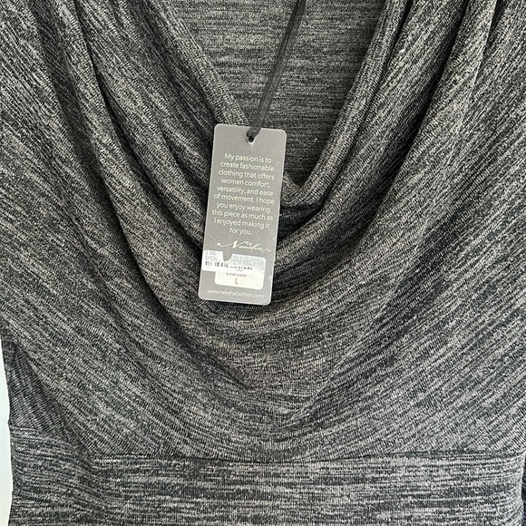 Women’s knit cowl neck dress - Picture 4 of 5